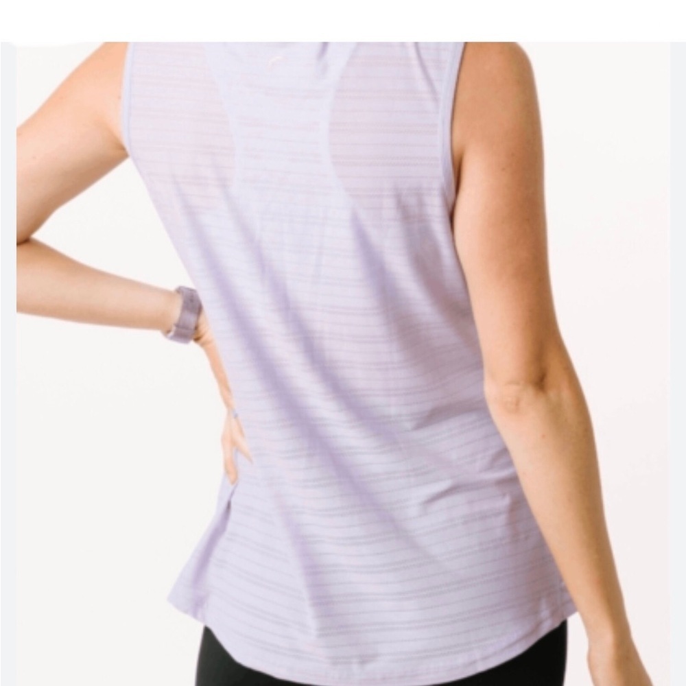 ZYIA Active Lavender Purple Luxe Muscle Sleeveless Relaxed Fit Tank Top Size XXL - Picture 7 of 9